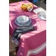 COOL-FOUTA PACK 1+2Mini Classic Fuchsia Hammam plain weave Fouta + Mini raw cotton & Black